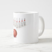 Bowling Jumbo-Tasse (Vorderseite Rechts)