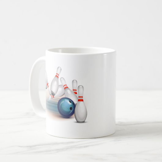 Bowling Kaffeetasse (Vorderseite Links)
