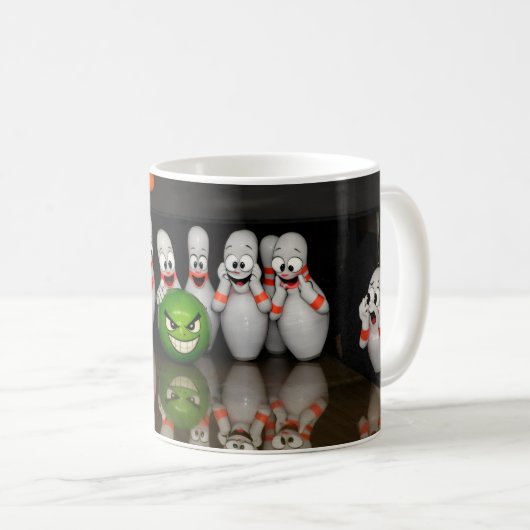 Bowling Kaffeetasse (VorderseiteRechts)