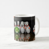 Bowling-Karrikatur Kaffeetasse (VorderseiteRechts)