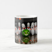 Bowling-Karrikatur Kaffeetasse (Mittel)