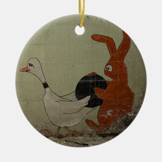 Bowling Keramik Ornament (Vorne)