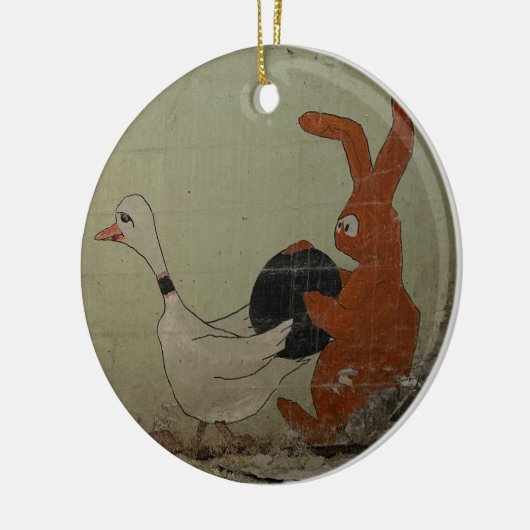 Bowling Keramik Ornament (Links)