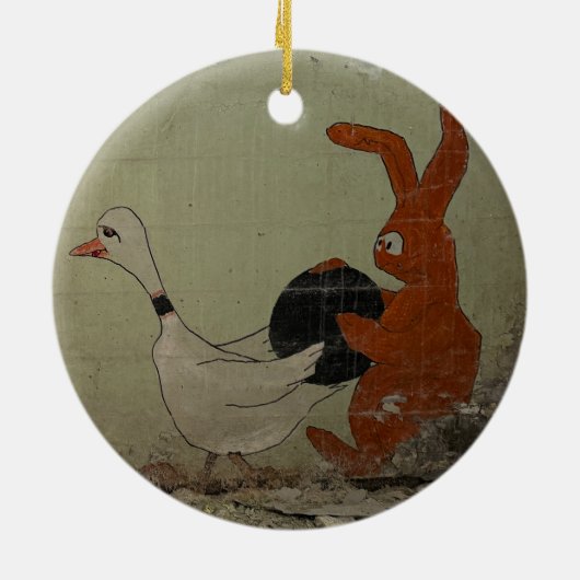 Bowling Keramik Ornament (Hinten)