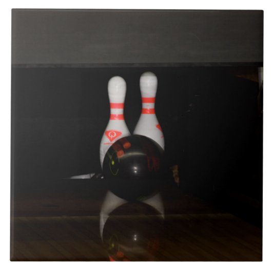 Bowling Keramik Tile Fliese (Vorderseite)