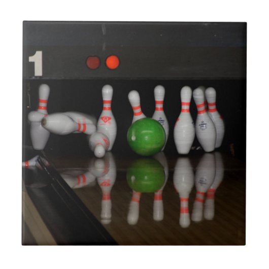 Bowling Keramik Tiles Fliese (Vorderseite)