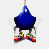 Bowling Keramikornament (Rechts)