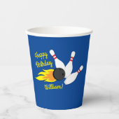 Bowling Kindergeburtstag Party Niedlich Sports Pappbecher (Vorderseite)