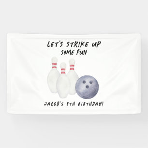 Bowling-Kindergeburtstagsfeier Banner