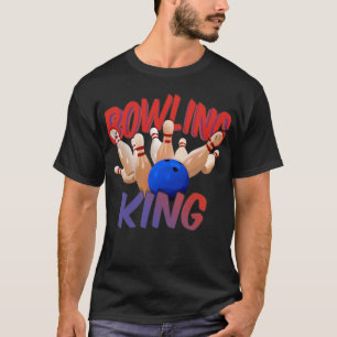Bowling King, 10 Button Bowling T-Shirt