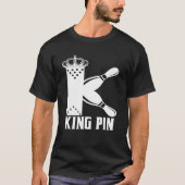 Bowling King Button T-Shirt (Vorderseite)