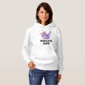 Bowling King Childrens Geburtstagspartei Hoodie (Vorne ganz)