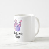 Bowling King Childrens Geburtstagspartei Kaffeetasse (VorderseiteRechts)