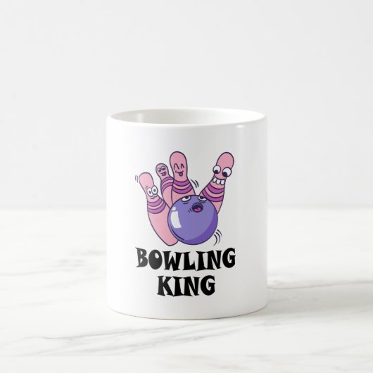 Bowling King Childrens Geburtstagspartei Kaffeetasse (Mittel)