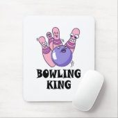 Bowling King Childrens Geburtstagspartei Mousepad (Mit Mouse)