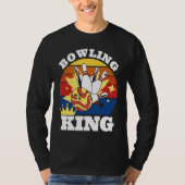 Bowling King Evolution of Man Bowling T-Shirt (Vorderseite)