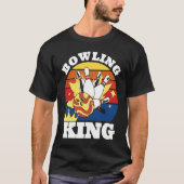 Bowling King Evolution of Man Bowling T-Shirt (Vorderseite)