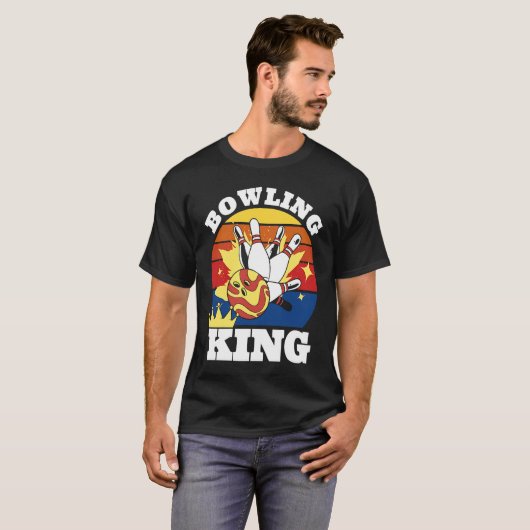 Bowling King Evolution of Man Bowling T-Shirt (Vorne ganz)