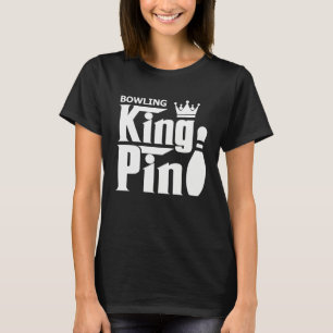 Bowling King Pin Bowler Liga Parodie T-Shirt