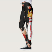 Bowling Kingpin Leggings Custom Yoga Pants (Links)