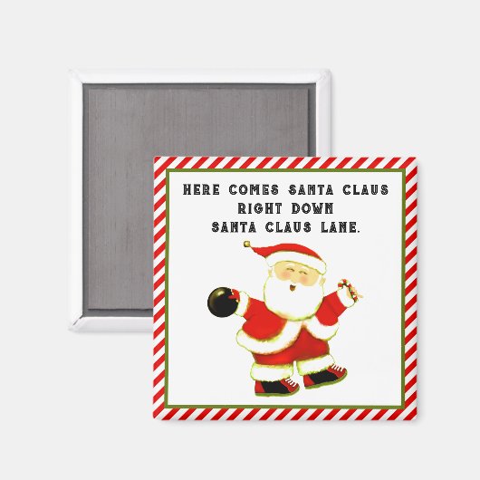 Bowling Kleine Geschenk Magnet (Vorderseite/Rückseite)