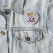 Bowling: König Of The Pins Button (Beispiel)