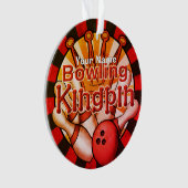 Bowling-König Ornament (Vorderseite)