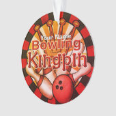 Bowling-König Ornament (Vorderseite)