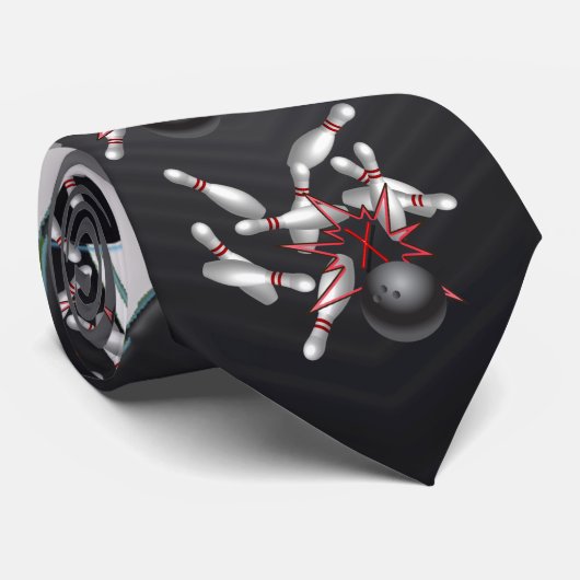 Bowling Krawatte (Gerollt)