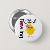 Bowling-Küken Button (Vorne & Hinten)