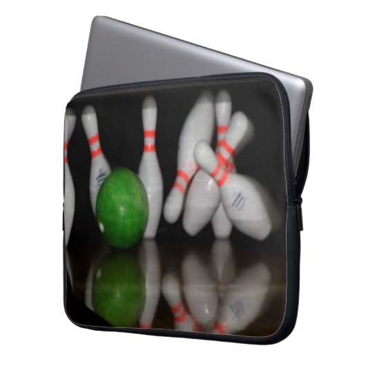 Bowling Lap Top Sleeves (Vorderseite Links)