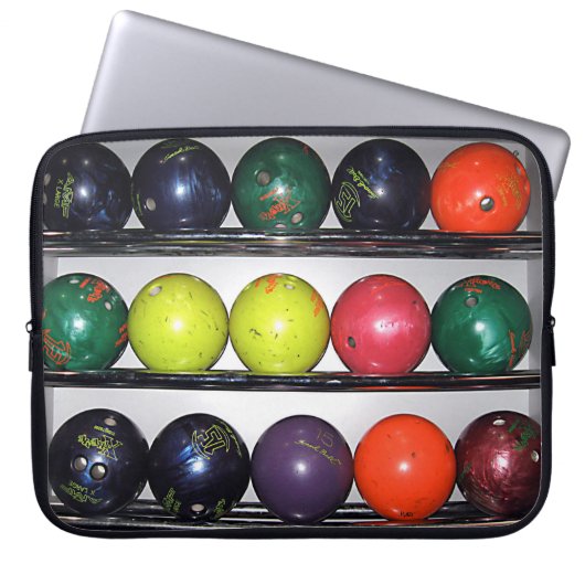 Bowling Laptop Sleeve (Vorderseite)