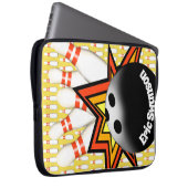 Bowling Laptop Sleeve (Vorne Rechts)