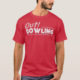 Bowling League 10 Jahre Gründungsmitglied T-Shirt