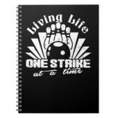 Bowling Leben Leben ein Angriff auf eine Zeit T 37 Notizblock (Vorderseite)