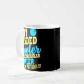 Bowling Left Handed Bowler Fun Team Kaffeetasse (Vorderseite Links)