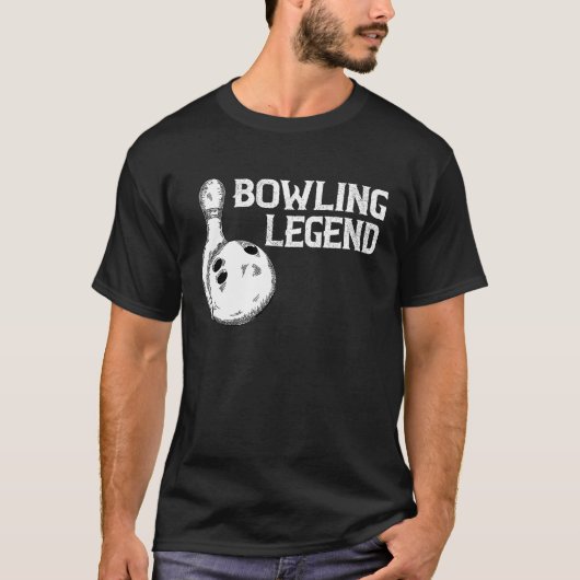 Bowling Legend Strike Bowler Bowling Team Bowling T-Shirt (Vorderseite)