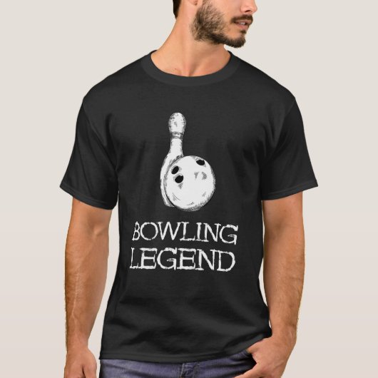 Bowling Legend Strike Bowler Bowling Team Bowling T-Shirt (Vorderseite)