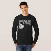 Bowling-Legende Strike Bowler Bowling-Mannschaft B T-Shirt (Vorne ganz)