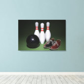 Bowling Leinwanddruck (Insitu (Holzboden))