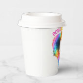 Bowling Liebe Glow Pappbecher (Rechts)