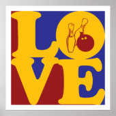 Bowling Liebe Poster (Vorne)