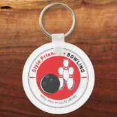 BOWLING LLAVERO SCHLÜSSELANHÄNGER (Vorderseite)