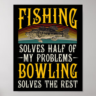 Bowling löst die Erholung meiner Probleme mit dem Poster