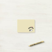 Bowling Lover - Bowling Buttone und Bowling Ball Post-it Klebezettel (Auf Schreibtisch)