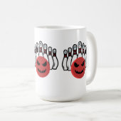 Bowling Lover für den Morgen Kaffeetasse (VorderseiteRechts)
