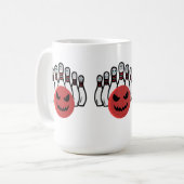 Bowling Lover für den Morgen Kaffeetasse (Vorderseite Links)