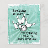 Bowling Lover Gift, Funny Bowling Player Gift Flyer (Vorne)