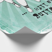 Bowling Lover Gift, Funny Bowling Player Gift Geschenkpapier (Ecke)