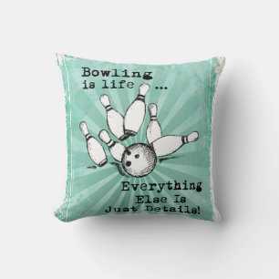 Bowling Lover Gift, Funny Bowling Player Gift Kissen